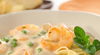 Creamy Garlic Shrimp With Angel Hair Pasta Creamy Garlic Shrimp With Angel Hair Pasta