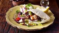 Souvlaki with Cypriot salad Souvlaki with Cypriot salad