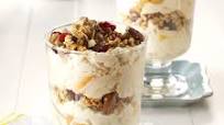 Almond-Vanilla Yogurt Parfaits Almond-Vanilla Yogurt Parfaits