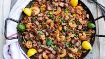 Texas-Style Surf & Turf Paella Texas-Style Surf & Turf Paella