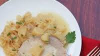 Pork Loin with Sauerkraut and Apples Pork Loin with Sauerkraut and Apples