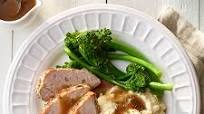 Herb Pork Loin and Mashed Potatoes Herb Pork Loin and Mashed Potatoes