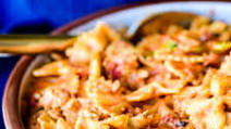 Farfalle a la Vodka with Chicken Farfalle a la Vodka with Chicken