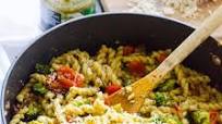 Quick and Easy Healthy Pasta with Pesto Recipe Quick and Easy Healthy Pasta with Pesto Recipe
