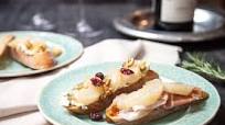 Maple-Rosemary Roasted Pear Bruschetta Maple-Rosemary Roasted Pear Bruschetta
