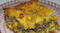 Ground Beef/Jalapeno Cornbread Casserole Ground Beef/Jalapeno Cornbread Casserole