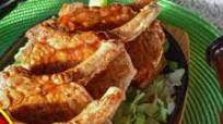 Chuletas de Cerdo con Salsa BBQ Y Pimienta Cayenne Chuletas de Cerdo con Salsa BBQ Y Pimienta Cayenne