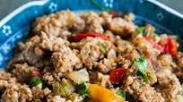 Mom's Ground Turkey and Peppers Mom's Ground Turkey and Peppers