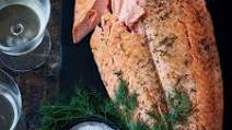 Whole Wild Salmon Fillet with Mustard Sauce Whole Wild Salmon Fillet with Mustard Sauce