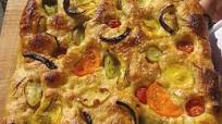 Overnight focaccia with tomatoes and Jersey royals Overnight focaccia with tomatoes and Jersey royals