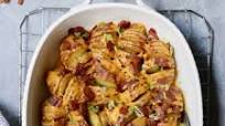 Baby Hasselback Potato Bake with Cheddar and Bacon Baby Hasselback Potato Bake with Cheddar and Bacon