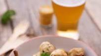 Chicken Spanikopita Meatballs with Tzatziki Dipping Sauce Chicken Spanikopita Meatballs with Tzatziki Dipping Sauce