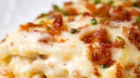 Bacon Cream Cheese Baked Spaghetti Bacon Cream Cheese Baked Spaghetti