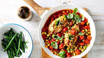 One-pan chicken pomodoro One-pan chicken pomodoro