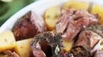 Slow Cooker Leg of Lamb with Potatoes Slow Cooker Leg of Lamb with Potatoes