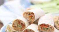 Buffalo Hummus Chicken Salad Roll Ups Buffalo Hummus Chicken Salad Roll Ups