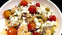 Greek Orzo Salad With Shrimp and Cherry Tomatoes Greek Orzo Salad With Shrimp and Cherry Tomatoes