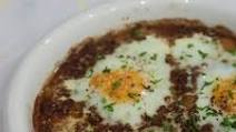 Baked ground pork adobo and eggs Baked ground pork adobo and eggs