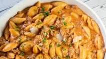 Creamy Beef and Shells Creamy Beef and Shells