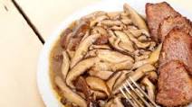 Marinated Venison Steak with Mushrooms Marinated Venison Steak with Mushrooms