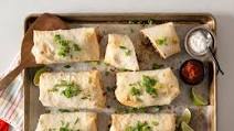 Baked Beef Chimichangas Baked Beef Chimichangas