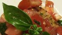 Bruschetta clásica con tomate Bruschetta clásica con tomate