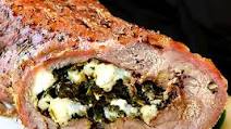Greek Pork Tenderloin with Spinach and Feta Cheese Greek Pork Tenderloin with Spinach and Feta Cheese