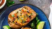 Southwest Stuffed Sweet Potatoes with Black Beans and Quinoa Southwest Stuffed Sweet Potatoes with Black Beans and Quinoa