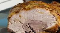 Pork Loin Roast With Balsamic Vinegar and Brown Sugar Glaze Pork Loin Roast With Balsamic Vinegar and Brown Sugar Glaze