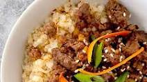 Low Carb Hoisin Beef Bowl Recipe Card Low Carb Hoisin Beef Bowl Recipe Card