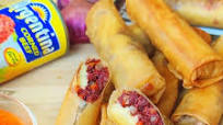 Cheesy Corned Beef Lumpia Cheesy Corned Beef Lumpia