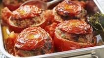 Baked Stuffed Tomatoes with Beef Baked Stuffed Tomatoes with Beef
