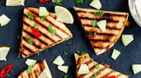 Easy Veggie Hummus Quesadilla (without Cheese) Easy Veggie Hummus Quesadilla (without Cheese)
