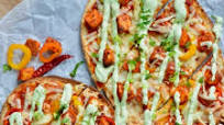 Tandoori Paneer Naan Pizza Tandoori Paneer Naan Pizza