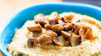 Mushroom and Roasted Garlic Hummus Mushroom and Roasted Garlic Hummus