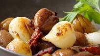 Sautéed Chestnuts, Onions, and Bacon Sautéed Chestnuts, Onions, and Bacon