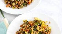 Low FODMAP Vegetable Fried Rice Low FODMAP Vegetable Fried Rice