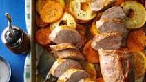 Orange-Glazed Pork with Sweet Potatoes Orange-Glazed Pork with Sweet Potatoes