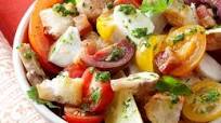 Bistro Salad with Spinach-Caesar Dressing Bistro Salad with Spinach-Caesar Dressing