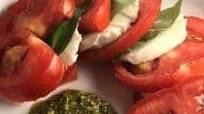 Tomato Caprese Salad with Pesto Tomato Caprese Salad with Pesto