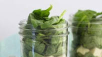 Roasted Tomato Caprese Mason Jar Salad Roasted Tomato Caprese Mason Jar Salad