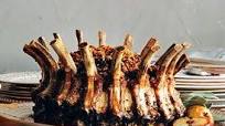 Crown Roast of Pork with Onion and Bread-Crumb Stuffing Crown Roast of Pork with Onion and Bread-Crumb Stuffing