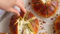 Korean Cream Cheese Garlic Bread Korean Cream Cheese Garlic Bread