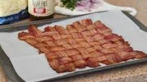 Keto BBQ Chicken Bacon Weave Pizza Keto BBQ Chicken Bacon Weave Pizza