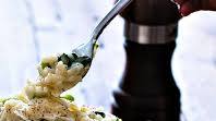 Creamy Edamame and Spinach Risotto Creamy Edamame and Spinach Risotto