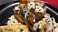 Creamy Cajun Parmesan Shrimp & Salmon Alfredo Creamy Cajun Parmesan Shrimp & Salmon Alfredo