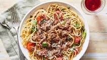 Summer Beef Bolognese with Fresh Tomatoes, Spinach & Spaghetti Summer Beef Bolognese with Fresh Tomatoes, Spinach & Spaghetti