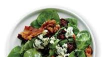 Spinach Salad with Bacon, Walnuts, and Blue Cheese Spinach Salad with Bacon, Walnuts, and Blue Cheese