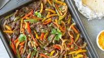 Sheet Pan Steak Fajitas Sheet Pan Steak Fajitas