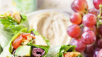 Mediterranean Greek Salad Wraps Mediterranean Greek Salad Wraps